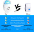 Ultrasonic Pest Repeller with Mosquito Killer- 2 Packs, Bug Repellent Indoor Plug Pest Conrol, Mosquito Repellent, Electronic Pest Control for Bug...
