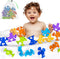 12pcs Baby Bath Toys, Toddler Bath Toys for Kid Bathtub Toys for Toddlers Baby Sensory Toys for Motor Skill Development Suction Cup Toys Montessor...