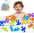 12pcs Baby Bath Toys, Toddler Bath Toys for Kid Bathtub Toys for Toddlers Baby Sensory Toys for Motor Skill Development Suction Cup Toys Montessor...