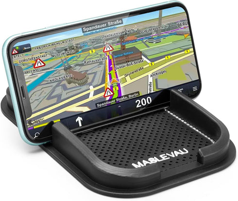 Anti Slip Pad Phone Holder for Car, Reusable Anti Slip Dashboard Pad with Heat Resistant and Damage Free Sticky Silicone Pads for Sunglasses, Keys...