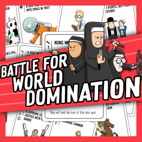 Nuns with Nunchucks | Battle for World Domination in This Hilarous Card Game for Adults...