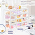 Desk Storage Organizer with 12 Mini Drawers, FODIENS Clear Desktop Craft Drawer Cabinet, Stackable Storage Box Caddy for Makeup Jewelry Office Cra...