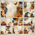 A5 size Happy Halloween Theme Dot Scrapbook, Pumpkin DIY Album Scrapbook Paper,Greeting Card Making Background Paper Craft Supplies Painting Decor...