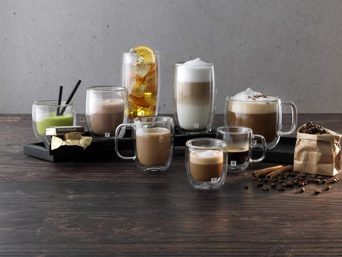 ZWILLING Sorrento 2-pc Double-Wall Glass Espresso Cup Set, 2.7-oz, 80ml...