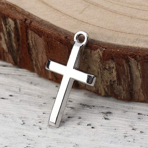 JGFinds Cross Crucifix Charm Pendants - 150 Pack (50 of each), 1 Inch x 1/2 Inch, Antiqued Silver/Bronze/Gold Tone, DIY Jewelry Making Supplies...