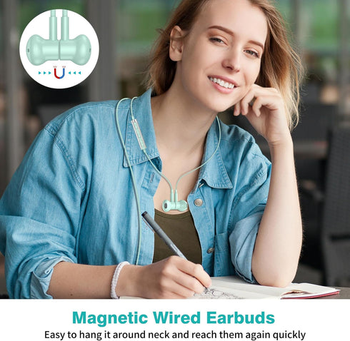 USB C Headphones for iPad 10 Pro Air (M4),iPhone 15 Pro Max Samsung S24 Ultra S23 FE S22,Magnetic Wired Earbuds Stereo USB Type C Earphones with M...