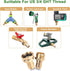 Hose repair kit,?3 Sets?garden hose repair Fittings Aluminum Female and Male With Zinc Clamp Water Hose End Repair Connector Fit 3/4 Inch And 5/8 ...