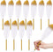 12Pcs Feather Ballpoint Pen Vintage Quill Pen, Soft Fluffy Pen for Guest Signature Wedding Bridal Party Supplies, 10.6 Inches...