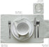 Cotton Cocktail Napkin - 4.3 x 4.3 in - 50 units per roll - Grey...