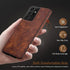 LOHASIC for Galaxy S21 Ultra Case, Premium Leather Luxury Business PU Non-Slip Grip Shockproof Bumper Full Body Protective Cover Phone Cases for S...