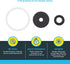 SharkBite O-Ring Repair Kit for Garden Valves, 25758...