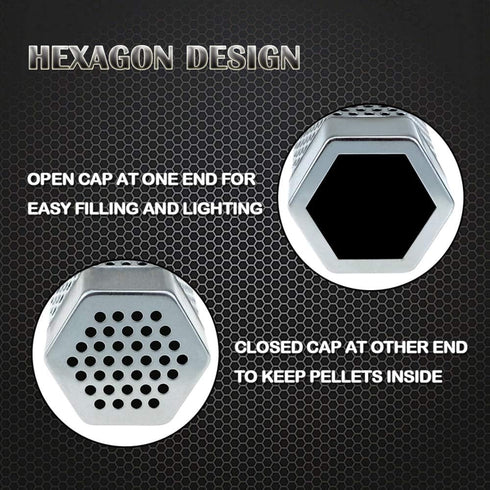 Pellet Smoker Tube 6 Inches - Stainless Steel Perforated Wood Pellet Tube Smoker - for All Electric, Gas, Charcoal Grill or Smoker, Hot or Cold Sm...