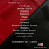 Natural Grain Cow Leathers: 12'' x 12'' Pre-Cut Leather Pieces (Red, 1 Piece)...