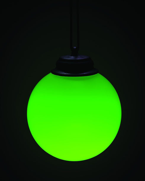 WP465 Battery Powered Summer Patio 5" Globe Light with Automatic On and Off, Light Green, 5"...