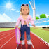 ZITA ELEMENT 18 Inch Girl Doll Scooter Skateboard Clothes and Accessories - 18 Inch Doll Clothes Set Sport Shoes Scooter and Other Outdoor Sport S...