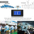 DC Multifunction Battery Monitor Meter,0-200V,0-100A (Widely Applied to 12V/24V/48V RV/Car Battery) LCD Display Digital Current Voltage Solar Powe...