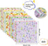 Scrapbook Paper 11.8x11.8 Inch Spring Flowers Pattern Paper Double-Sided Craft Paper Decorative Paper Folded Flat for Art Craft DIY Card Making, S...