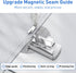 Armilem Magnetic Seam Guide for Sewing Machine, Magnetic Seam Guide with Clip, Multifucntional Seam Guide, Hemmer Guide, Magnet Hem Guide for Sewi...