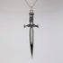 Sword with Engraved Handle Medieval Rennaissance Pendant Necklace...