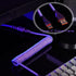 USB C Coiled Cable for Gaming Keyboard, Double-Sleeved Mechanical Custom Coiled USB C Cable with Detachable Metal Aviator, USB-C to USB-A,Suitable...