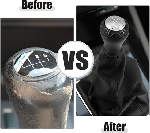 ACROPIX Black 5 Speed Manual Gear Shift Knob Stick Shifter Lever Head Ball for Mazda 323 1998-2003 - Pack of 1...