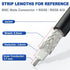 Eightwood 10pcs 50 Ohm BNC Crimp Male Connector for RG58 RG142 LMR195 Cable...