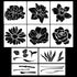Flower Stencils for Painting - 10 Pcs Large Flower Stencils for Painting on Wall, Reusable Stencils Templates for Painting on Wood Wall Furniture,...