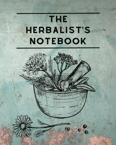 Herbs and Essential Oils Notebook: A Planner for Your Natural Healing Practice: Keep a Record of Your Favorite Recipes and Blends in this Beautifu...