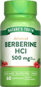 Nature's Truth Berberine 500mg | 60 Capsules | Vegan, Non-GMO, and Gluten Free Supplement...