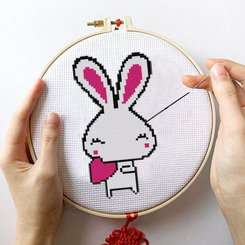 Cross Stitch Starter Kit-Easy Handmade Cross Stitch for Beginners Adults Kids...