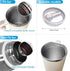 2PCS Tumbler Flip Straw Lid Replacement Fit for Stanley Quencher 40 oz, Leak-Proof, Straw Lid Replacement Fit for HydroJug Traveler,Reusable Tumbl...