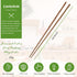 Cooking Chopsticks Extra Long 16.5", Wooden Kitchen Chopstick Reusable for Noodles Frying Hotpot (16.5)...