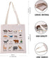 G2TUP Zoology Lover Gift Animals Of The World Tote Bag Zoo Keeper Zookeeper Handbag Animal Lover Gift...