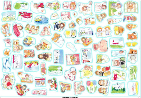 Alideco 160Pcs Cute Journal Stickers Kawaii Girls People Bulk Scrapbooking Stickers for journaling DIY Crafts Embelishment Decoration Diary Sticke...