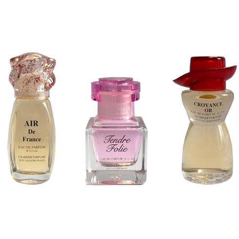 3 Eaux de Parfum Gift Set - 'Romance de France' - 33.6 ml - Made in Provence, France...