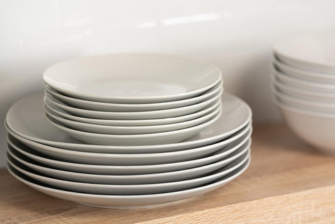 10 Strawberry Street Simply White 7.5" Coupe Salad Plate, Set of 6...
