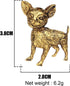 NEWEI Enamel Cute Dog Brooch Pins Charms Gifts for Women And Dog Lovers...