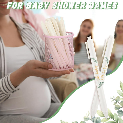60 Pcs Baby Shower Pens Party Favors Gifts Bulk for Guests Girls Boys Games Neutral Gender Reveal Favors Baby Shower Prizes Souvenirs Keepsakes Gi...