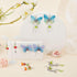 SUNNYCLUE 1 Box DIY 10 Pairs Butterfly Charms Fabric Butterflies Wing Charm Fairy Themed Earring Making Kit Moon Crescent 3D Mushroom Charm Fairy ...