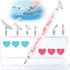 Sonsage Diamond Art Painting Resin Pen DIY 5D Red Diamonds Art Accessories and Tools Metal Tips Ergonomic Multi Refillable Applicator Holder Suppl...
