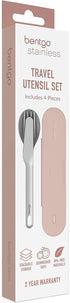 Bentgo® Stainless Travel Utensil Set - Reusable 3-Piece Silverware Set with Carrying Case, High-Grade Premium Steel, BPA-Free Case, Eco-Friendly -...