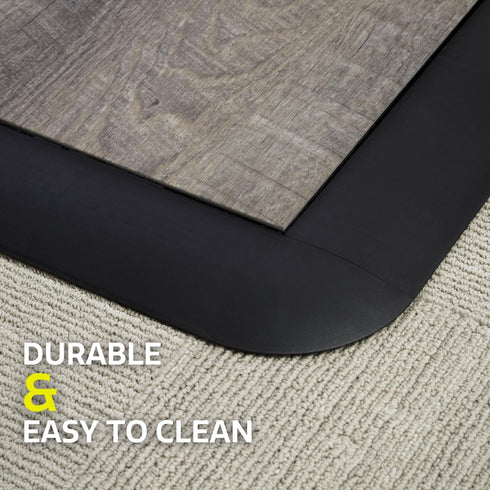 Big Floors Male Transition Edge Kit, Durable Interlocking Modular Garage Floor Edging, Compatible with RaceDeck, GarageTrac and GarageDeck Product...