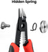 KAIWEETS Wire Cutters 6-Inch Flush Pliers with Supplementary Stripping, Cutting Pliers, Handy and Slim Diagonal Cutters, Sharp Snip...