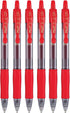 PILOT G2 Premium Refillable & Retractable Rolling Ball Gel Pens, 1.0mm Bold Point, Red, 6-Pack...