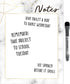 Dry Erase Whiteboard Vinyl Sticker Decal for Notes & Reminders by Glassboard Studio | Removable & Reusable | Magnetic Fine-Tip Marker Included (9 ...