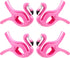 4 Pieces Beach Towel Clips Jumbo Size Beach Chair Clips Towel Holder Clothes Hat Pegs for Cruise Pool Patio Holiday Vacations or Daily Use(Flaming...