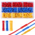 300PCS Butt Splice Crimp Connectors Insulated Electrical Straight Wire Terminal Connectors 10-22AWG Assorted Butt Splice Terminals, Yellow/Blue/Re...