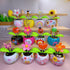 1Pc Solar Dancing Red Sunflower Toy Solar Powered Dancing Car Dashboard Decor Portable Suncatchers Learning and Education...