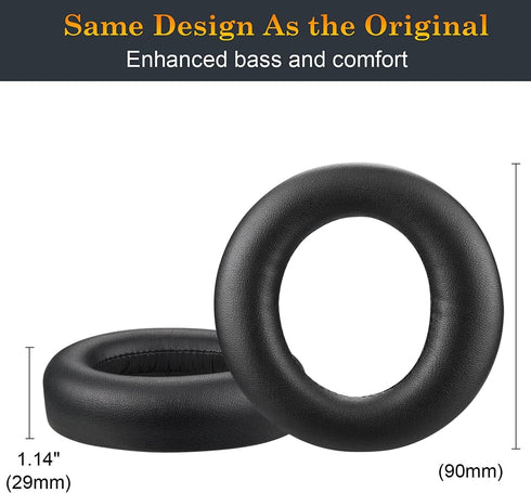 SOULWIT Replacement Earpads for Sony New Gold Wireless Playstation PS4 (2018 Version) Headset, Ear Pads Cushions with High-Density Foam (CUHYA-008...
