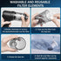 Mini Vacuum Cleaner for Car,2 in 1 Keyboard Vacuum Cleaner Wireless Handheld,Car Vacuum with Brushless Motor High Power 120W Rechargeable Easy to ...